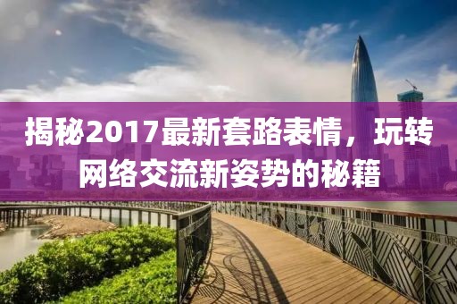 揭秘2017最新套路表情，玩转网络交流新姿势的秘籍