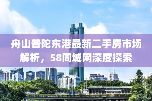 舟山普陀东港最新二手房市场解析，58同城网深度探索