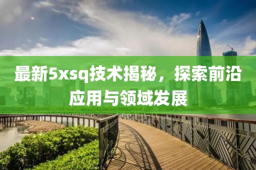 最新5xsq技术揭秘，探索前沿应用与领域发展