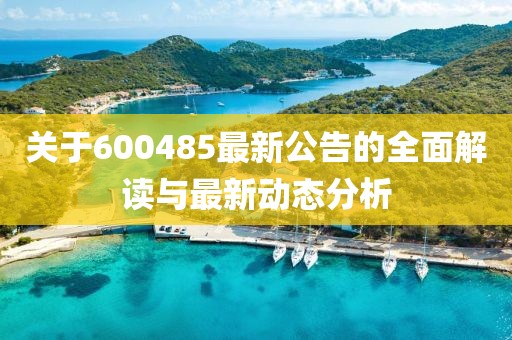 关于600485最新公告的全面解读与最新动态分析