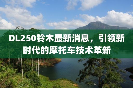 DL250铃木最新消息，引领新时代的摩托车技术革新