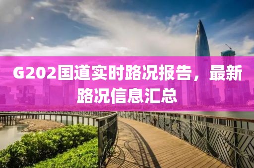 G202国道实时路况报告，最新路况信息汇总