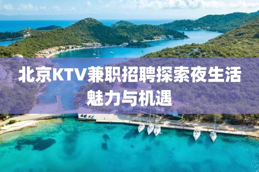 北京KTV兼职招聘探索夜生活魅力与机遇