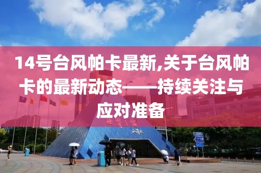 14号台风帕卡最新,关于台风帕卡的最新动态——持续关注与应对准备